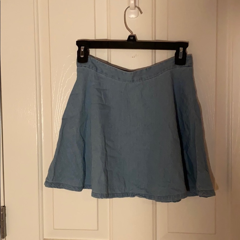 Forever 21 denim skater skirt